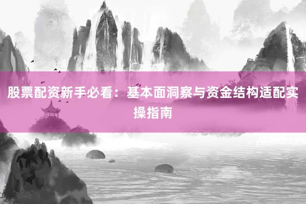 股票配资新手必看：基本面洞察与资金结构适配实操指南