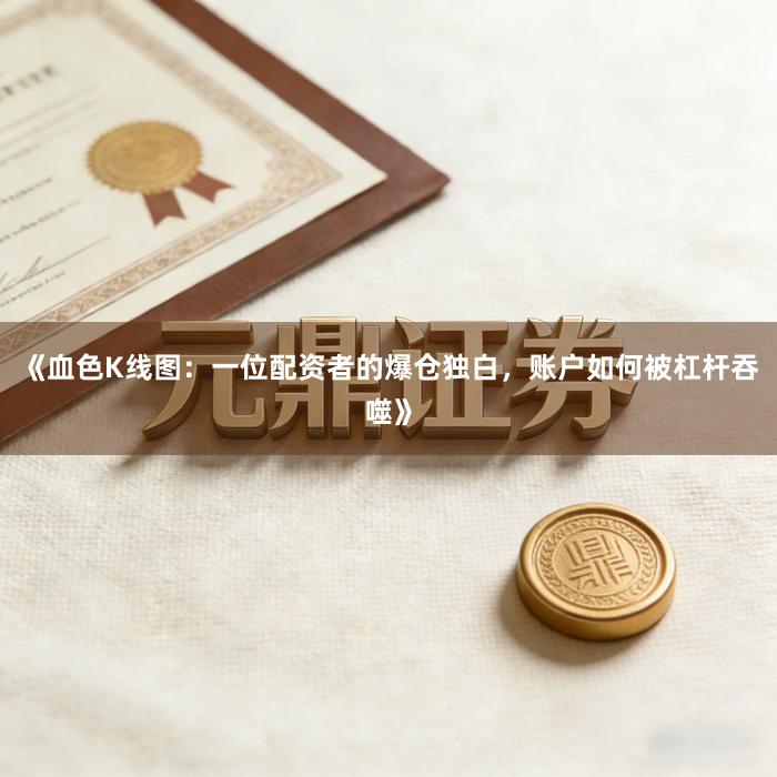 《血色K线图：一位配资者的爆仓独白，账户如何被杠杆吞噬》