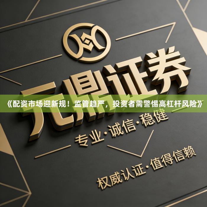 《配资市场迎新规！监管趋严，投资者需警惕高杠杆风险》